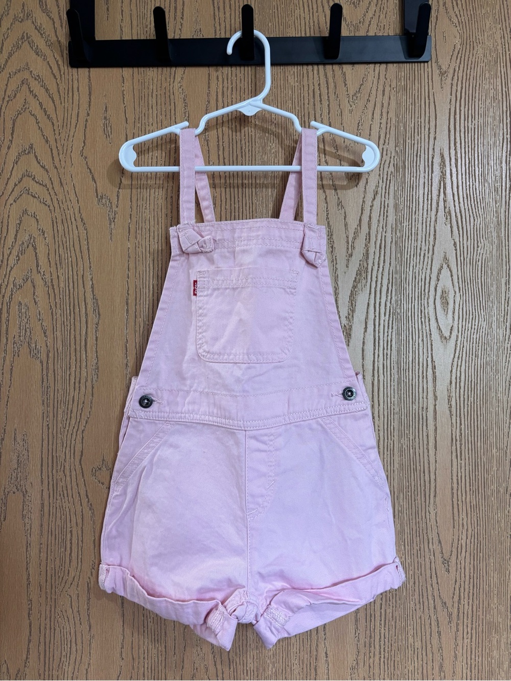 Levi's Pink Toddler Overalls Shorts